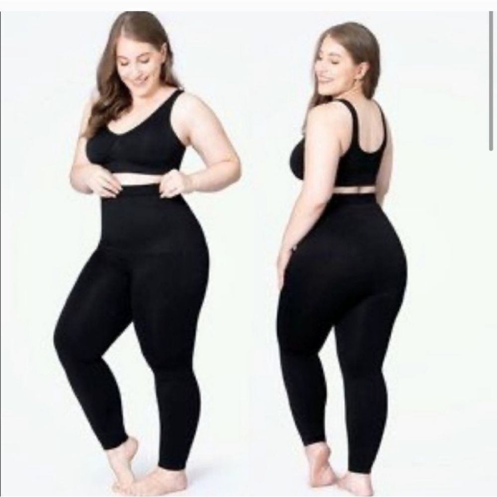 NWT Empetua Black High Waisted Shaping Legging 3XL